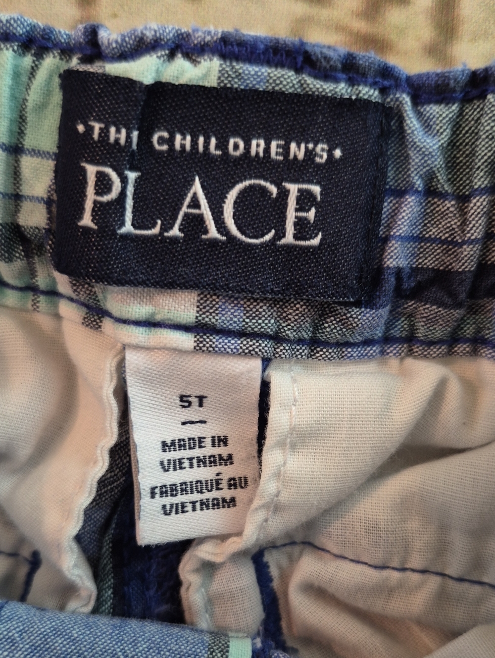 The Children's Place Multicolored Plaid Shorts Size 5T - Picture 3 of 7